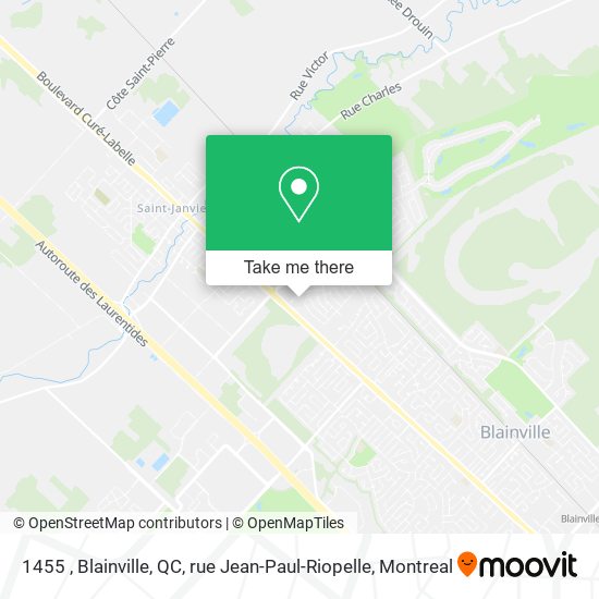 1455 , Blainville, QC, rue Jean-Paul-Riopelle map