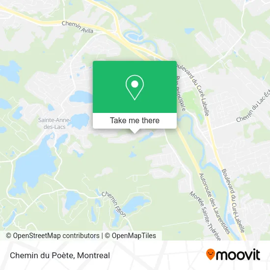 Chemin du Poète map