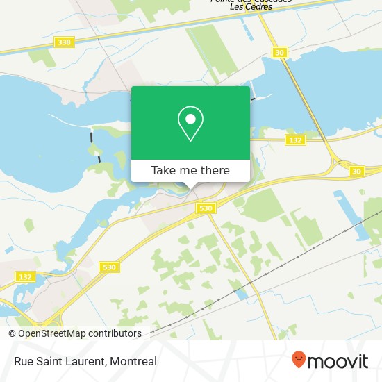 Rue Saint Laurent map