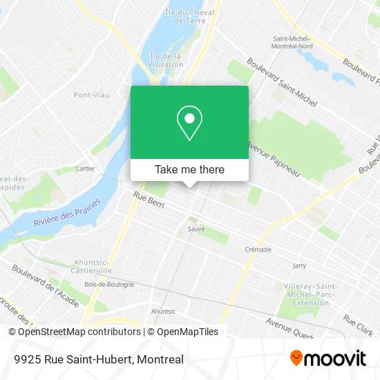 9925 Rue Saint-Hubert map