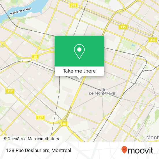 128 Rue Deslauriers map