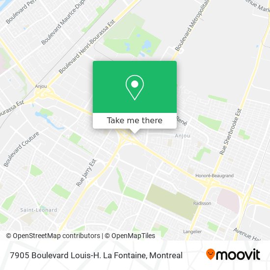 7905 Boulevard Louis-H. La Fontaine map