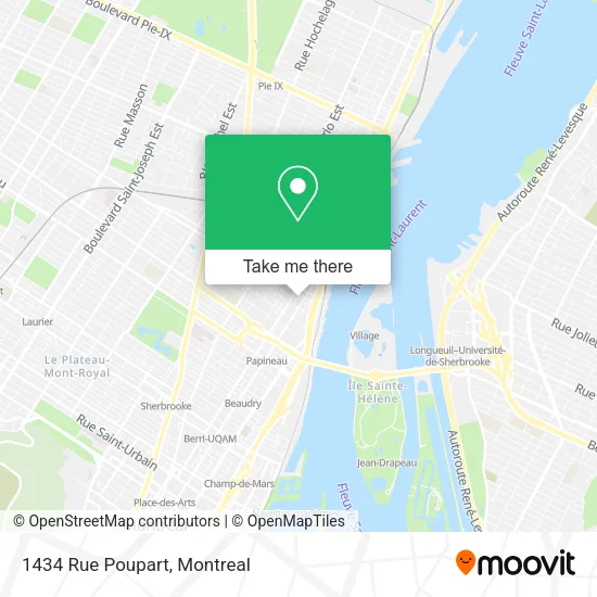 1434 Rue Poupart map