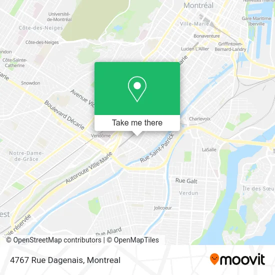 4767 Rue Dagenais map