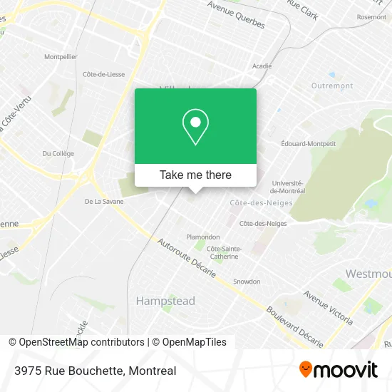 3975 Rue Bouchette map