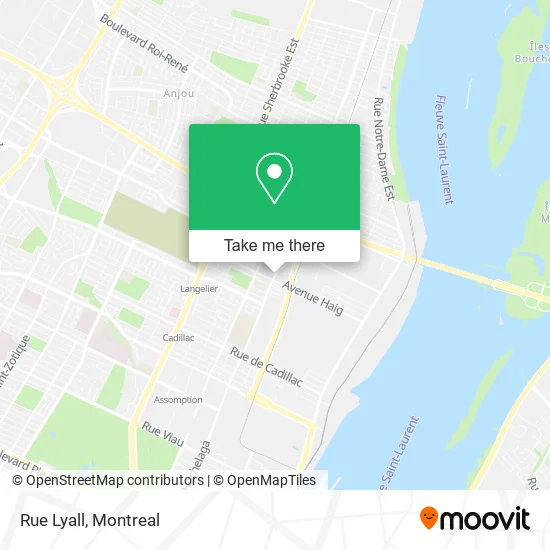 Rue Lyall map