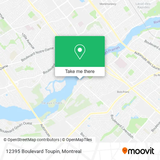 12395 Boulevard Toupin map