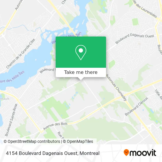 4154 Boulevard Dagenais Ouest map