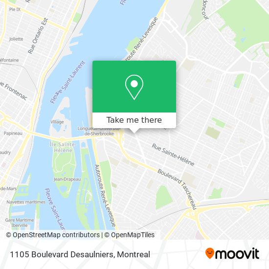 1105 Boulevard Desaulniers map