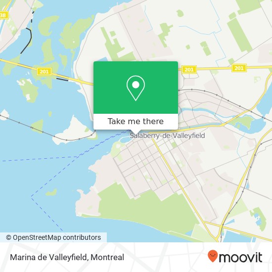 Marina de Valleyfield map