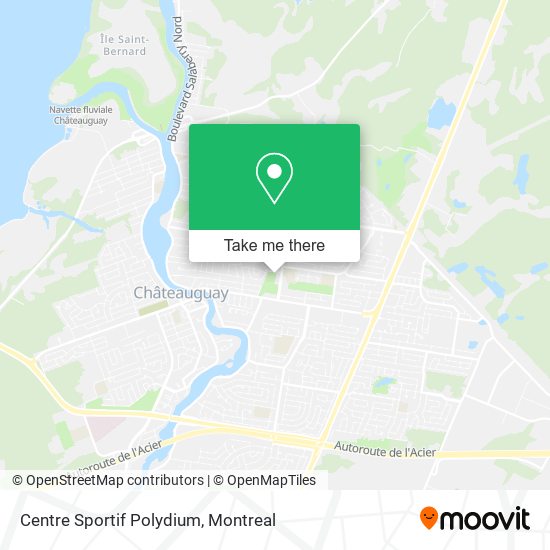Centre Sportif Polydium map