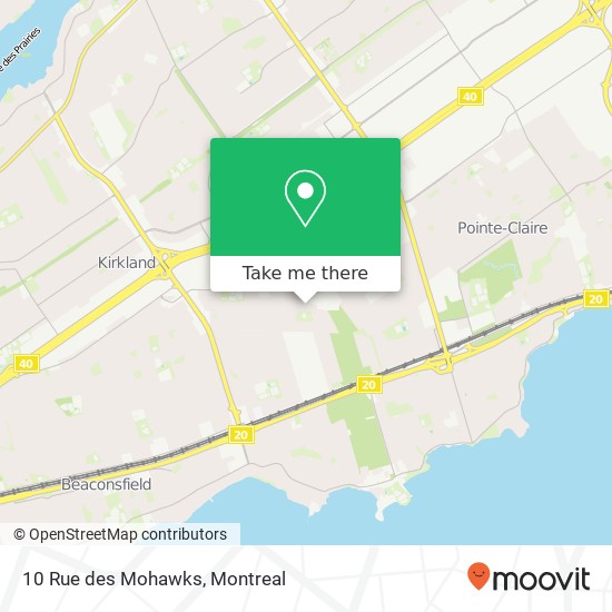 10 Rue des Mohawks map