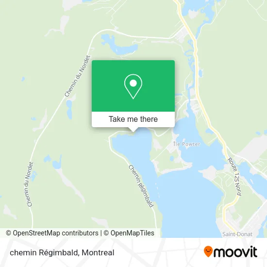 chemin Régimbald map