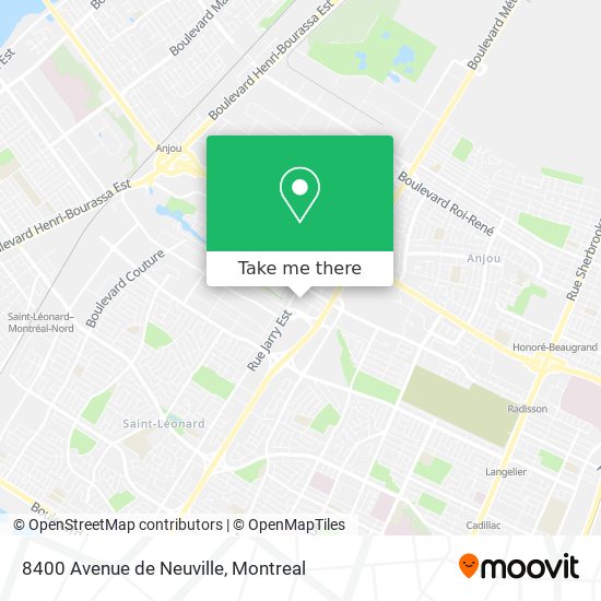 8400 Avenue de Neuville map