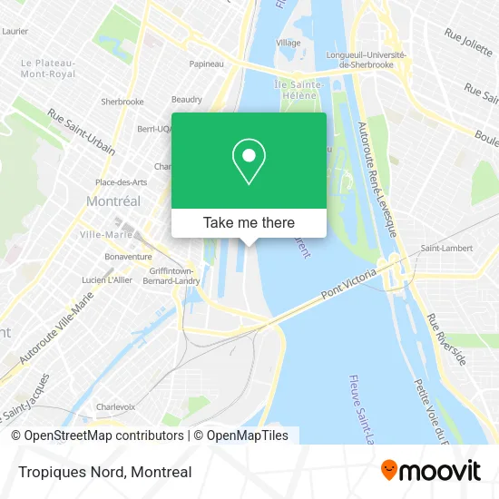 Tropiques Nord map