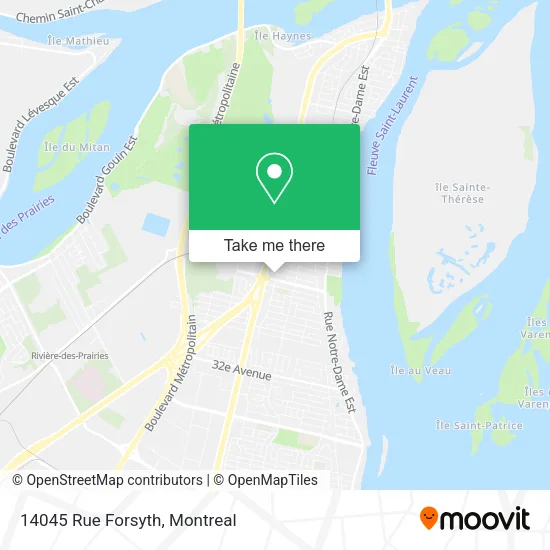 14045 Rue Forsyth map