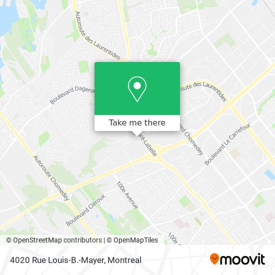 4020 Rue Louis-B.-Mayer map