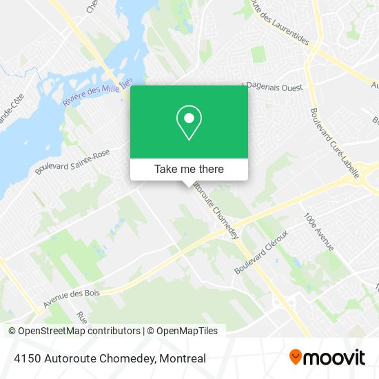 4150 Autoroute Chomedey map
