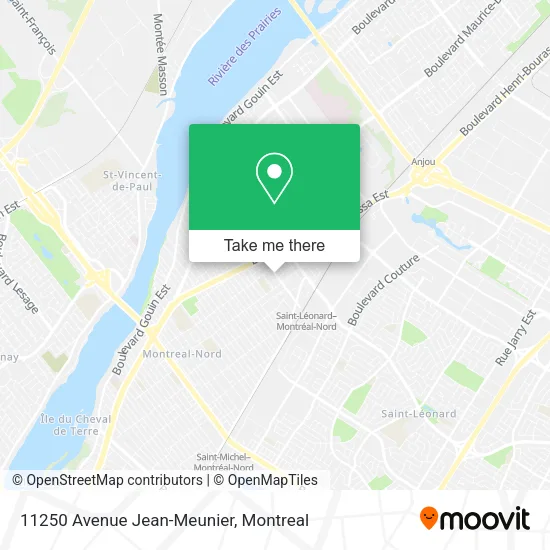 11250 Avenue Jean-Meunier map