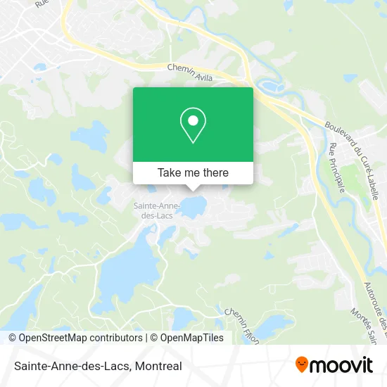 Sainte-Anne-des-Lacs map