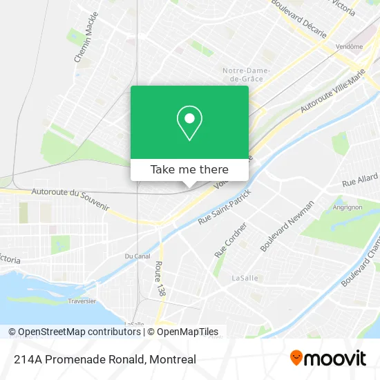 214A Promenade Ronald map