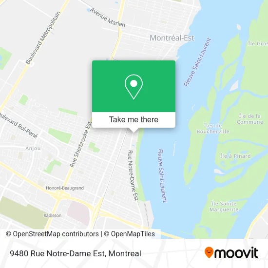 9480 Rue Notre-Dame Est map