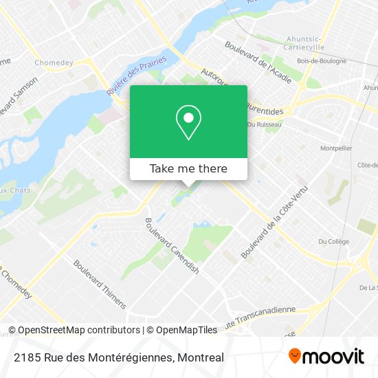 2185 Rue des Montérégiennes map