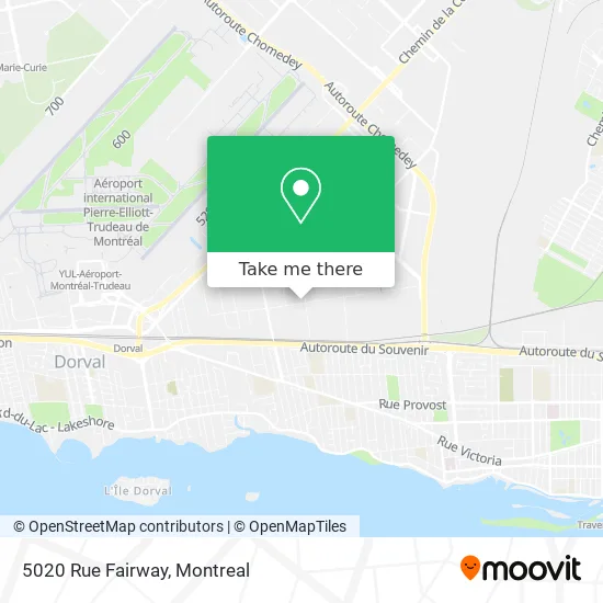 5020 Rue Fairway map