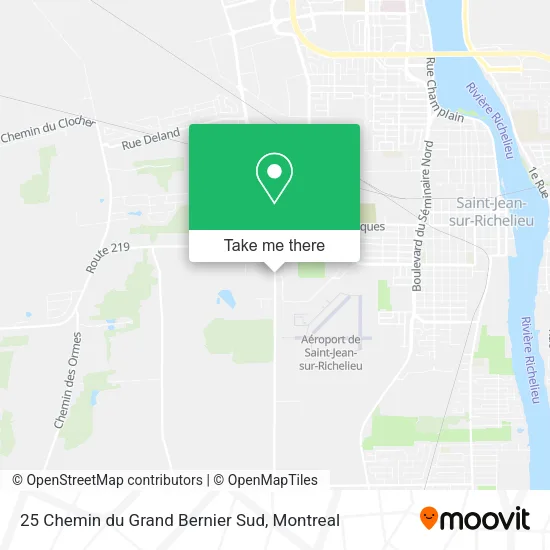 25 Chemin du Grand Bernier Sud map