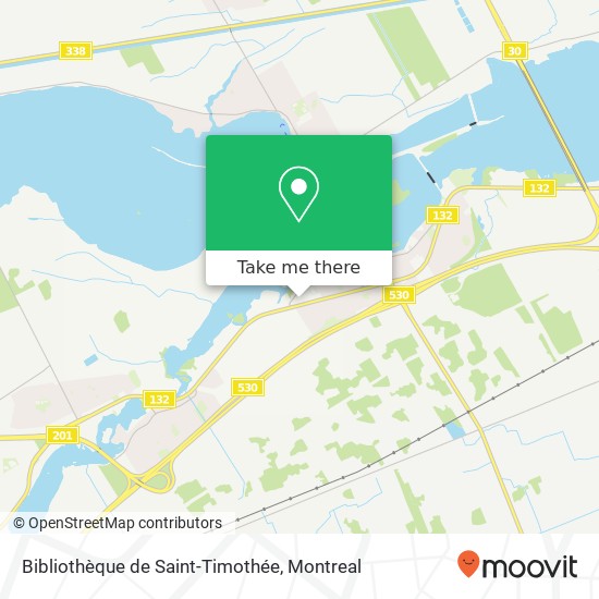 Bibliothèque de Saint-Timothée map