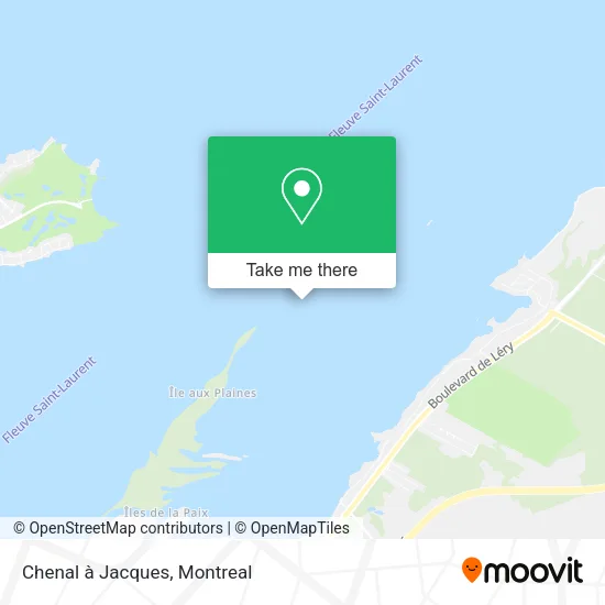 Chenal à Jacques map