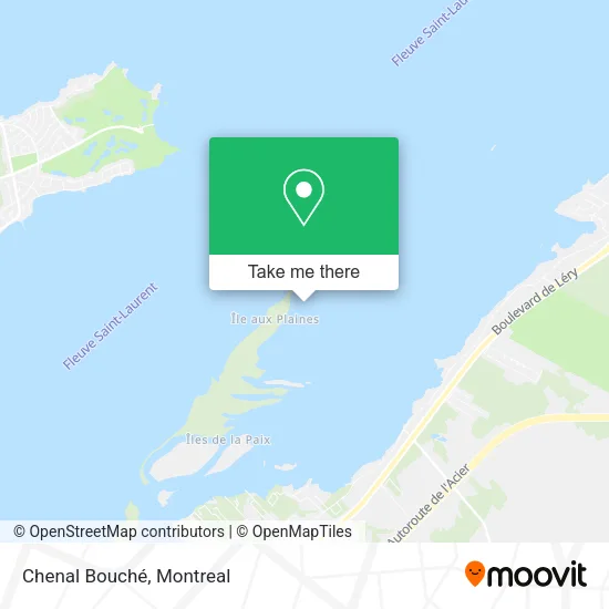 Chenal Bouché map