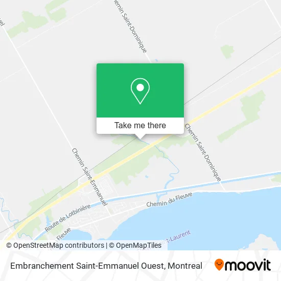 Embranchement Saint-Emmanuel Ouest map