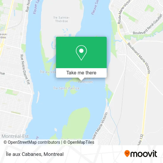 Île aux Cabanes map