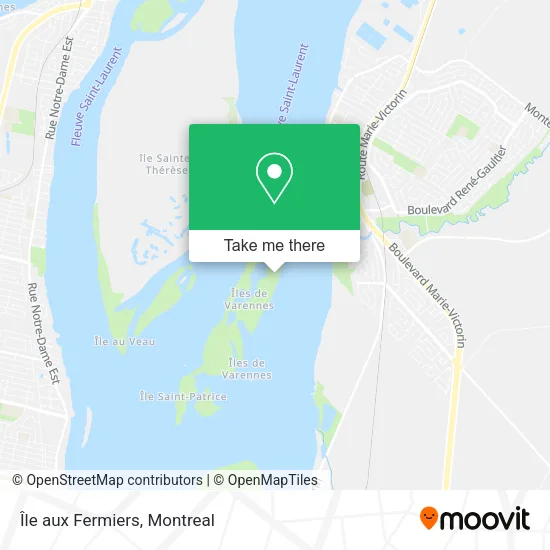 Île aux Fermiers map