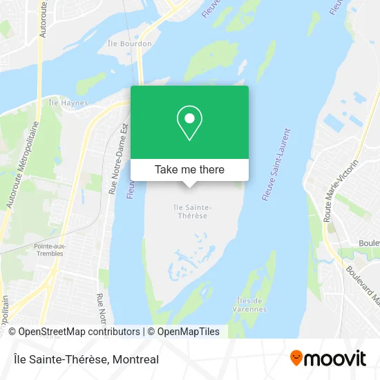Île Sainte-Thérèse map