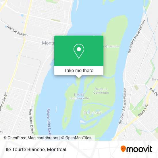 Île Tourte Blanche map
