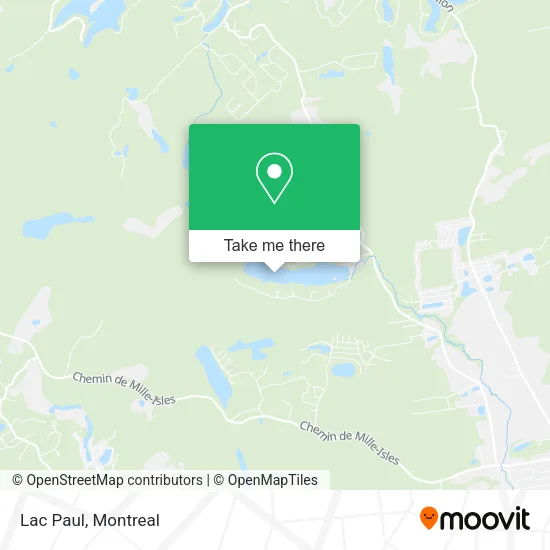 Lac Paul map