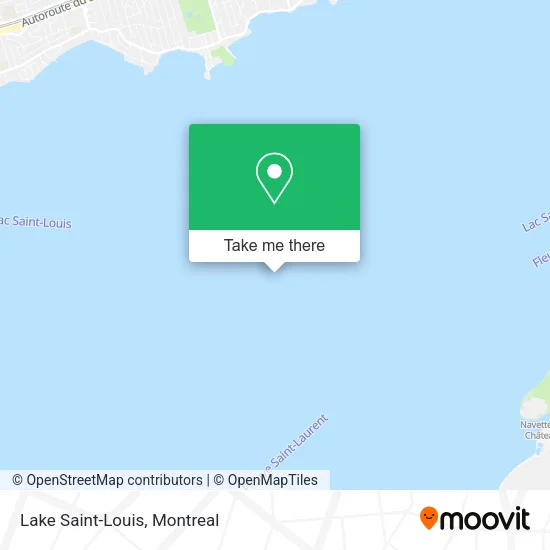 Lake Saint-Louis map