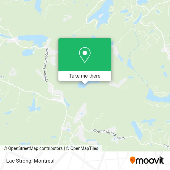 Lac Strong map