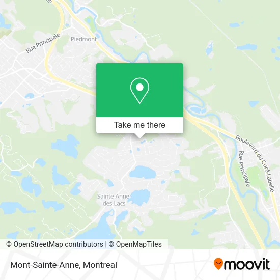 Mont-Sainte-Anne map