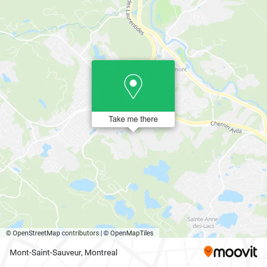 Mont-Saint-Sauveur map