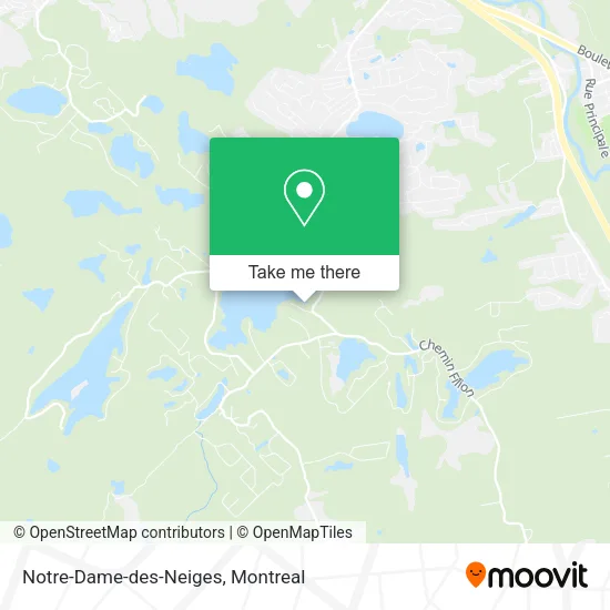 Notre-Dame-des-Neiges map