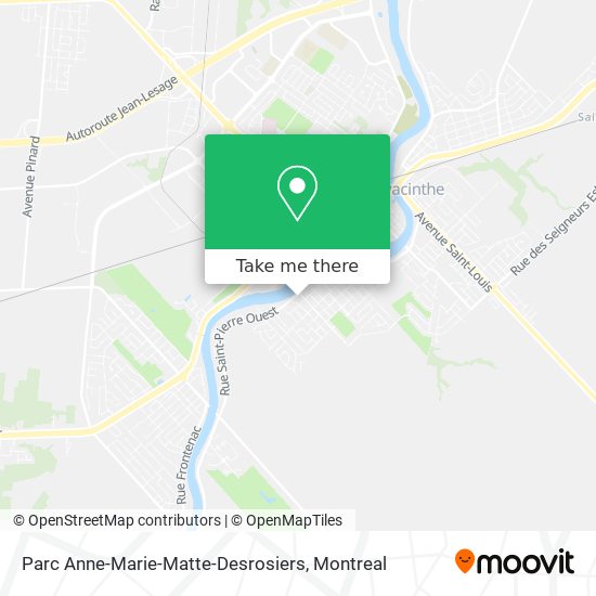 Parc Anne-Marie-Matte-Desrosiers map