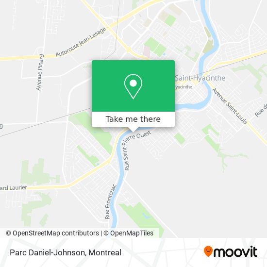Parc Daniel-Johnson map