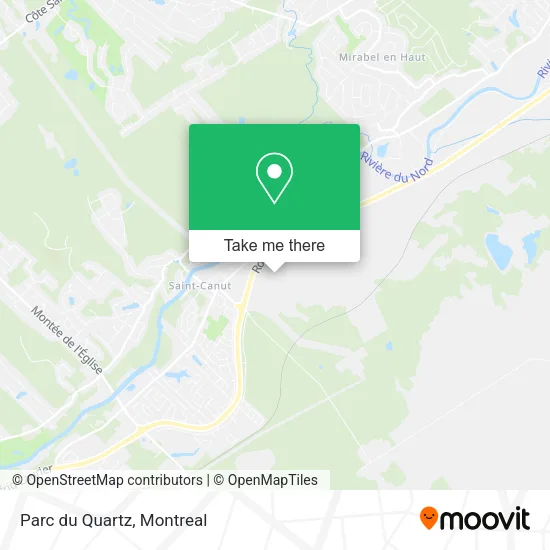 Parc du Quartz map