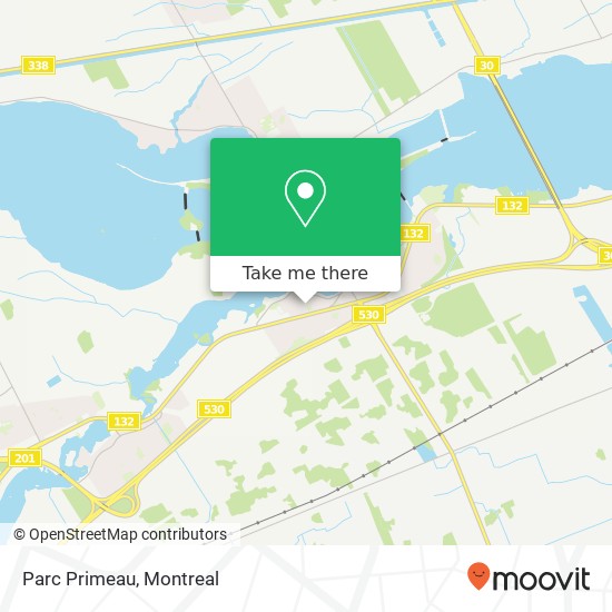 Parc Primeau map