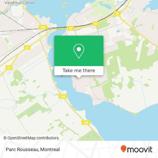 Parc Rousseau map