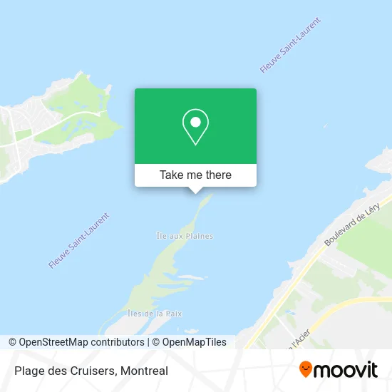 Plage des Cruisers map