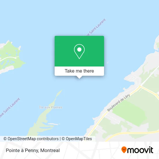 Pointe à Penny map